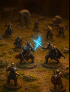 Miniatures fight